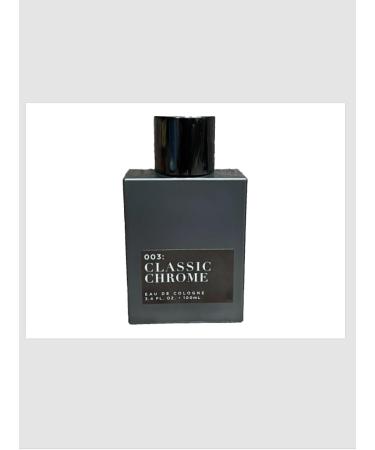 Tru Fragrance 003 Classic Chrome Men Cologne Spray 3.4oz 100ml