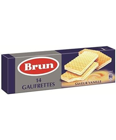 LU BRUN - Vanilla Flavored Wafer Brown 146 g - Pack of 4 - Buy Online on GoSupps.com