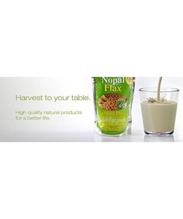 Nuestra Salud Nopal Flax Seed Original Meal Plus - 1lb/454g - 100% Natural Blend for Good Health - Ground Linaza Seed & Superfoods - Buy Online on GoSupps.com