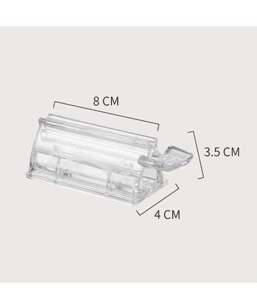 Tube Toothpaste Squeezer Transparent Toothpaste Squeezer Toothpaste Tube Squeezer Rotate Toothpaste Seat Holder Stand Toothpaste Seat Holder Stand Rolling Tube Toothpaste Dispenser Toothpaste Roller White(3pcs)+purple(3pcs) - Buy Online on GoSupps.com
