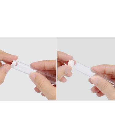 SKMZ Clear PVC Tube Packaging with Caps 0.5ML 1ML Empty Cartridges - Bead Craft Supply Storage (100PACK) - Buy Online on GoSupps.com