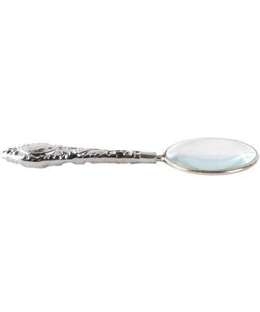 Mini Glass Handheld Retro Reading Magnifier 4X HD Lens Diameter 45mm Metal Handle Old Man Child Student Good Times - Buy Online on GoSupps.com