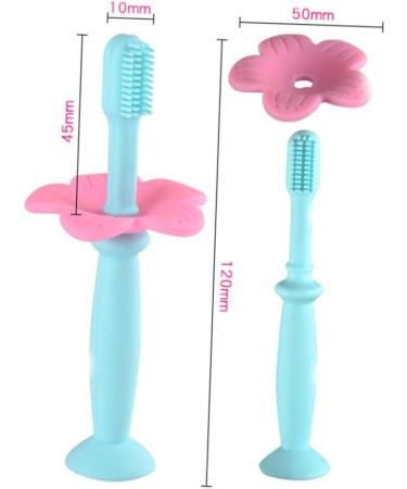 Gatuida 4-Piece Silicone Toothbrush Set for Kids | Baby & Toddler Training Toothbrushes | Travel-Friendly Children s Oral Care - Buy Online on GoSupps.com