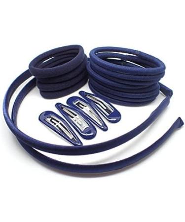 Topkids Accessories 26pc School Hair Accessories Gift Set Hair Accessories for Girls Hair Clip Hair Colour Girls Hair Accessories Gift Set Hair Clip Hair Band Hair Bands for Girls Hair (Navy) NAVY BLUE - Buy Online on GoSupps.com
