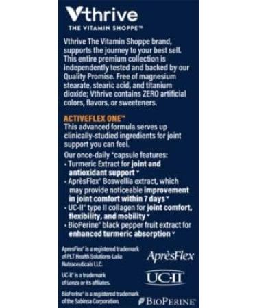 Vthrive ActiveFlex One Once Daily Joint Support 60 Vegetable Capsules - Buy Online on GoSupps.com