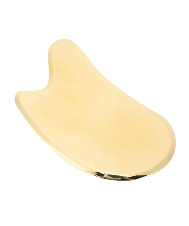 Verdant touch body scraping board brass gua Sha tool scraping board for body massage acupoint fascia muscle paint reliefneck shoulder back 11.9 cmx6.1 cm