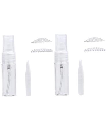 Ipetboom 2 packs Bottle Eyelid and of Pastes Stickers Empty Patch Invisible Side Sticky for Traceless Girls