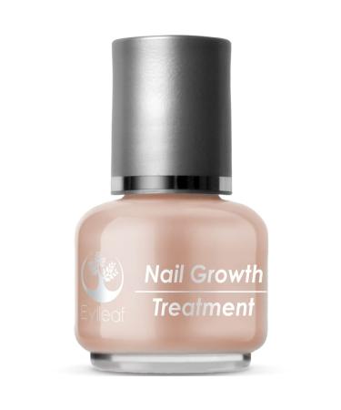 Nail Growth Treatment by Eylleaf - Nourishing Nail Care with Argan Oil Vitamin E B5 Sea Minerals for Strong and Healthy Nails 15ml (Milky Tint)