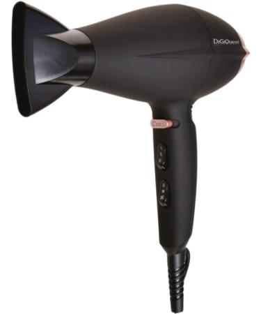 Digiquest Windy Pro Hair Dryer 18002200 W Max AC motor light and powerful rubber surface cable 3 m 6 speeds cold shot with concentrator and diffuser hanging eyelet - Buy Online on GoSupps.com