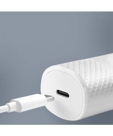 Electric Hair Clipper - USB Fast Charge Ceramic Hair Clipper for Men - White | International Shipping - Buy Online on GoSupps.com