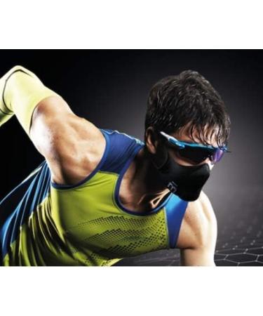 Mico P4Pmask Blue - Reusable Ergonomic Sports Mask for Men & Women Seamless & Quick Drying Size S - Buy Online on GoSupps.com