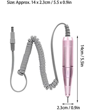 Nail Drill Handpiece Nail Art Drill Handpiece Handpiece Nail Drill Machine Nail Drill Handle Replacement Handpiece for Nail Drill Machine Nail Polishing Machine Handle Accessory - Buy Online on GoSupps.com
