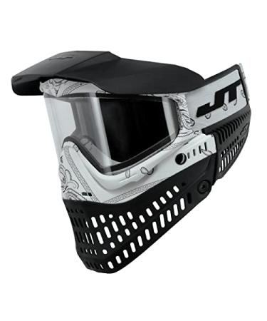JT Proflex Goggles LE Bandana White w/ Clear and Smoke Lens
