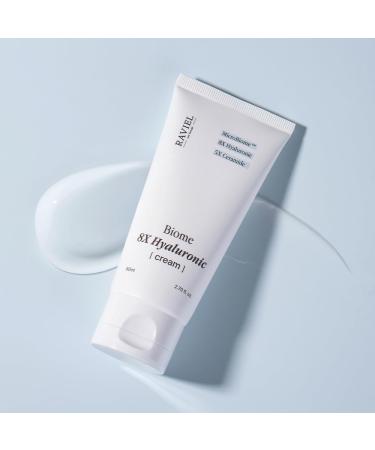 RAVIEL Biome 8X Hyaluronic Cream - Deep Hydration & Moisturizing for Sensitive Skin | Korean Skincare 80ml - Buy Online on GoSupps.com