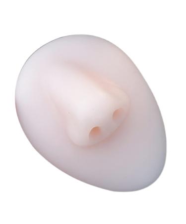 GRFIT Simulation Human Silicone Nose Model - Silicone Simulation Ear Model Flexible Ear Acupuncture Practice Model - for Nose Ring and Nail Display Practice Training Tool