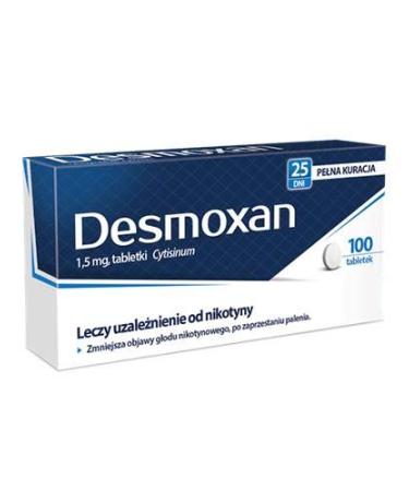Desmoxan 1.5 mg tablets cytisine 100 tablets