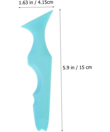 VILLFUL 2pcs Silicone Beauty Ruler Eyelash Mascara Eyelash Tool Eyeliner Silicone Stencil Make up Applicator - Buy Online on GoSupps.com