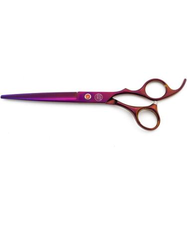 Moontay Professional Dog Grooming Scissors Set - 7.0/8.0 inches 4-Piece JP Stainless Steel Shears for Dogs, Cats, and Pets - Purple - Buy Online on GoSupps.com