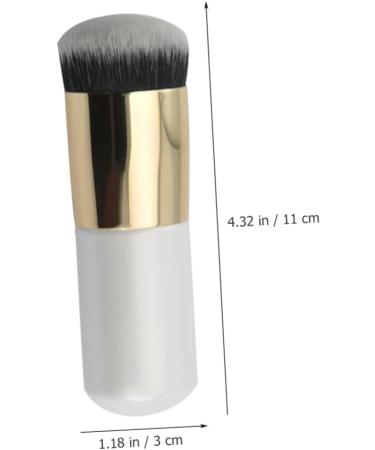 Beaupretty Makeup Tool travel make up powder brush for loose powder cosmetic tools makeup tools blush brush travel makeup brush travel makeup portable Wood foundation Powder Foundation Brush - Buy Online on GoSupps.com