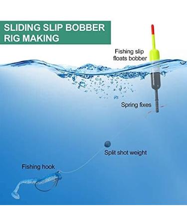 10-Piece Fishing Bobbers Set - Black and Yellow 2.4 Inch Crappie Bobbers for Spring Slip Fishing - Buy Online on GoSupps.com