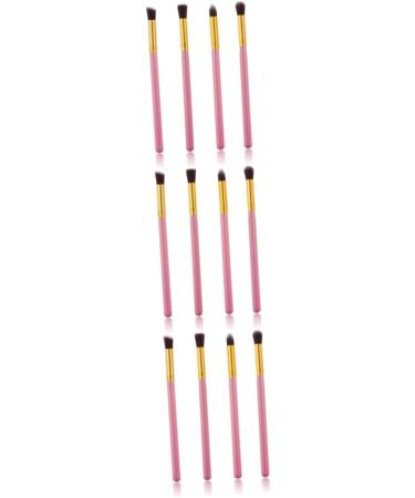 Hemoton 12 Pcs Eye Make-up Brush Kit Highlighter Brushes Eye Cosmetic Brushes Foundation Makeup Brush mediumx3pcs Pink+goldx3pcs - Buy Online on GoSupps.com