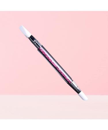 FRCOLOR Silicone Head Nail Pen Nail Art Carving Nail Tool Nail Brush With Diamond medium Pink - Buy Online on GoSupps.com