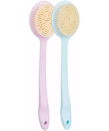 2pc Healeved Bath Scrubber Set - Soft Body Brush for Shower & Bath - Buy Online on GoSupps.com