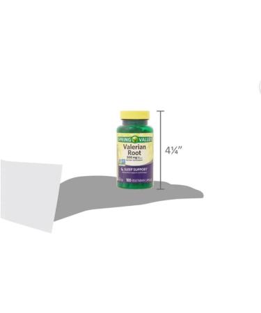 VicVan 3 Bottles of Spring Valley Valerian Root Sleep Aid Dietary Supplement Capsules 500 mg 100 Count Each 7 Day Pill Case. - Buy Online on GoSupps.com