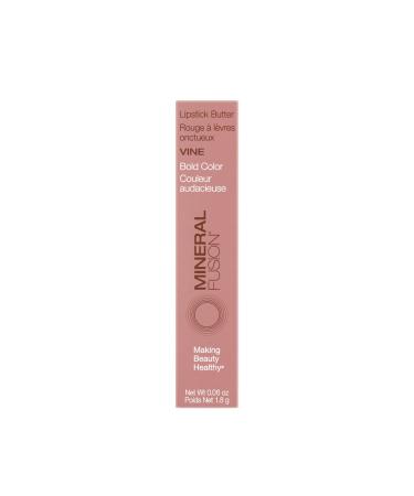 Mineral Fusion Lipstick Butter - Vine Shade, 0.06 oz | Hydrating & Natural - Buy Online on GoSupps.com