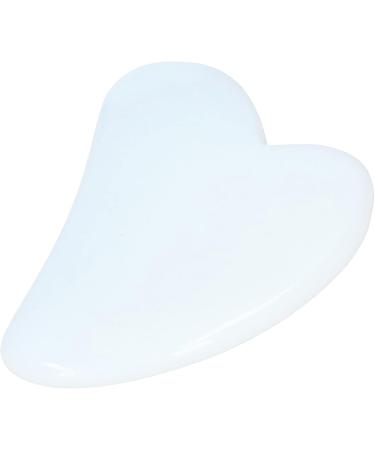 Verdant Touch Gua Sha Massage Tool - Heart Shaped Opal Scraper for Face Shoulder Leg Abdomen & Back - International Shipping Available - Buy Online on GoSupps.com
