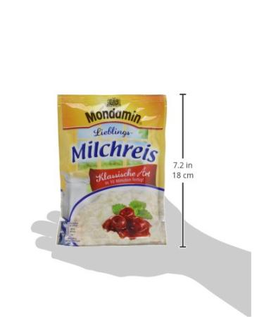 Mondamin Rice Pudding Classic Style - Quick & Easy Dessert | Just Add Milk | 14 x 125g Packs - International Shipping Available - Buy Online on GoSupps.com