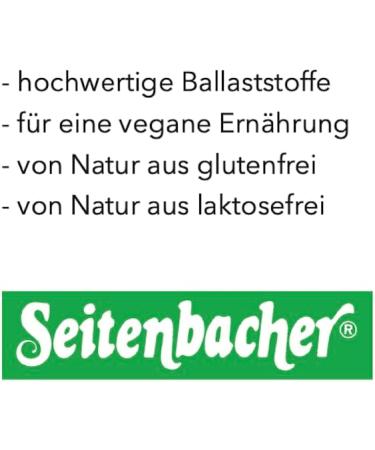 Seitenbacher Pleated Seed Hulls 99 Purity Low Carbohydrate Rich in Fiber Vegan Laboratory Tested 1 x 400 g 6 - Buy Online on GoSupps.com