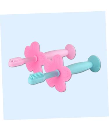Buy Sewoart Silicone Baby Toothbrush - Infants & Toddlers Training Brush - Pink 1 Pack for Gentle Oral Care - Buy Online on GoSupps.com