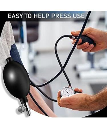 Fyearfly Black Manual Inflation Blood Pressure Latex Bulb - Replacement Bulb with Air Release Valve - Buy Online on GoSupps.com
