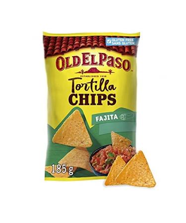 Old El Paso Tortilla Chips Fajita 185g (pack of 4)