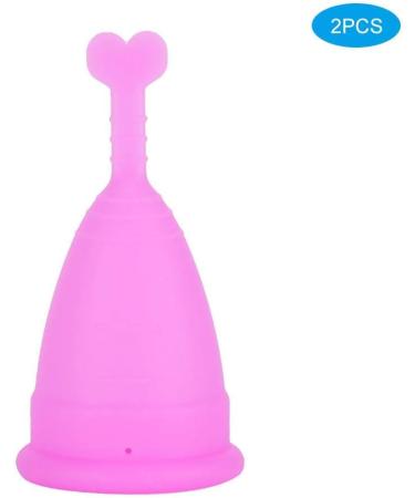 Buy Reusable Silicone Menstrual Cup - 2 Pieces Purple | Women's Hygiene Accessories - Buy Online on GoSupps.com