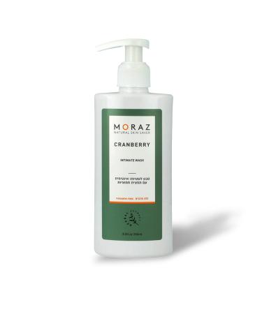 Moraz Cranberry Feminine Wash - Gentle Intimate Cleanser pH Balancing Moisturizing 8.45 oz - Prevent Odors International Shipping Available - Buy Online on GoSupps.com