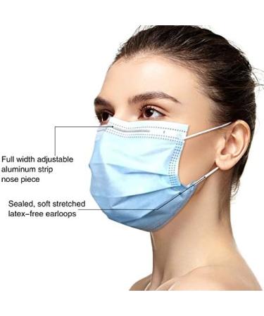 THINKA FACE MASK WITH EARLOOPS (50pcs) - Medical Mask - Surgical Mask -ASTM Level 1 Mask - Buy Online on GoSupps.com