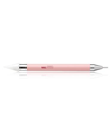 Dual-ended positioner for nail decoration rhinestone picker dotting pen wax pen
