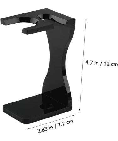 Buy Magiclulu 5-Stage Bart Brush Holder - Stylish Acrylic Razor Stand for Men | Shaving Rack & Bathroom Organizer - Buy Online on GoSupps.com