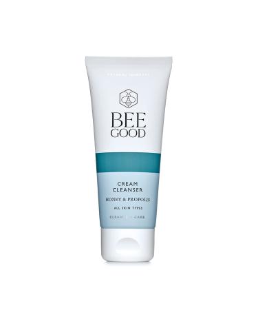 Bee Good Honey & Propolis Cream Cleanser 100ml - Natural Ingredients - All Skin Types - Removes Makeup & Exfoliates