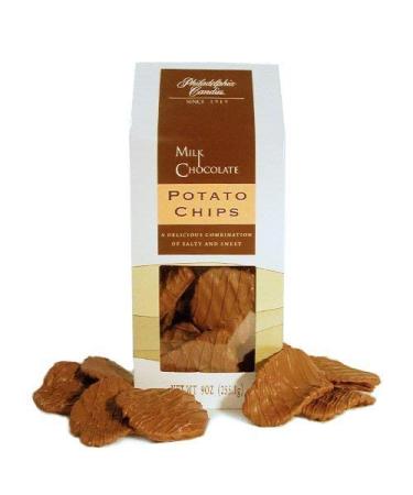 Philadelphia Candies Original Potato Chips, Milk Chocolate Covered 9 Ounce Gift Bag Original / Milk Chocolate 9 Ounce (Pack of 1)