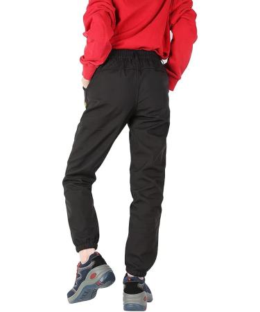 Jingle Bongala Kids Youth Waterproof Fleece-Lined Hiking Pants | Elastic Waist Snow Pants for Boys Girls | Insulated Black | Size 10-12 - Buy Online on GoSupps.com