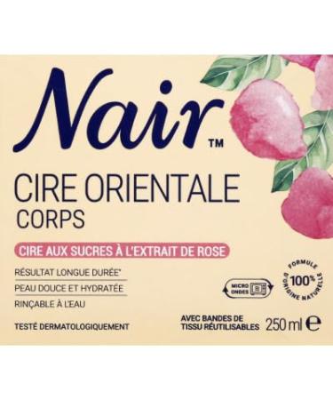 Nair NAIR Oriental wax hot wax with sugars Formula 100% natural origin - jar 250 ml Soft and hydrated skin