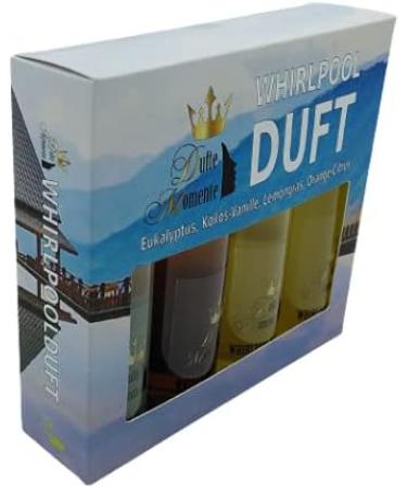 Breathe of Moments Whirlpo Bolts Set - 4 x 250ml Eucalyptus Coconut Vanilla Lemongrass Orange-Citrus | Exclusive Gift Packaging for International Shipping - Buy Online on GoSupps.com