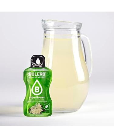 Bolero ELDERFLOWER 24x3g | Sugar-free juice powder sweetened with stevia + vitamin C | for children and athletes | gluten-free vegan | elderflower flavor - Buy Online on GoSupps.com
