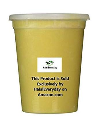 HalalEveryDay Yellow African Shea Butter from Ghana - Raw Unrefined - Soft Smooth ready to apply - from organic source - comes in a white 32 oz Jar - Total weight approx.. 24 oz