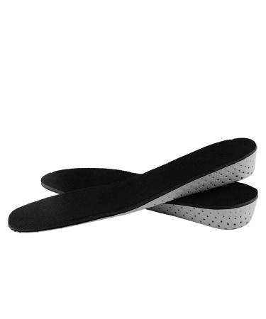 1 Pair Unisex Height Increase Insoles Invisible Shoe Lifts Inserts Breathable Heel Cushion Pads for Men Women 2.3cm