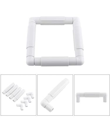 Square Rectangle Plastic Cross Stitch Frame - 27.9*27.9cm - Embroidery Needlepoint Tool - Buy Online on GoSupps.com