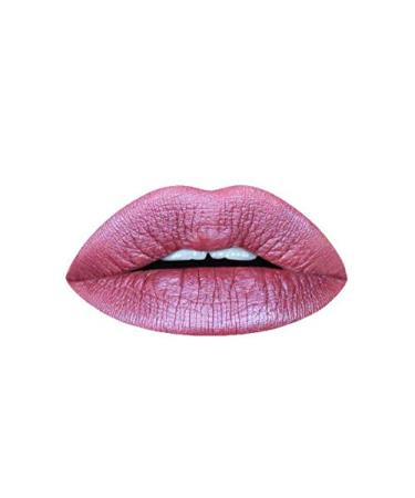 Aromi Metallic Matte Liquid Lipstick | Shimmery Finish Vegan Cruelty-free Long-Lasting (Sugared Mauve)